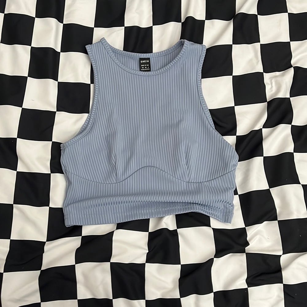 SHEIN XS athletic crop tank top